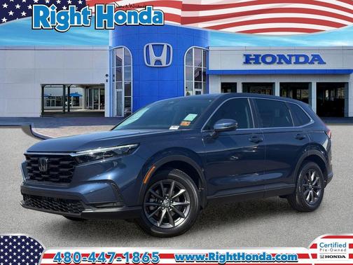 Canyon River Blue Metallic 2026 Honda CR-V EX-L AWD
