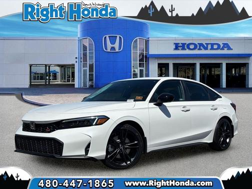 Platinum White Pearl 2026 Honda Civic Si Base