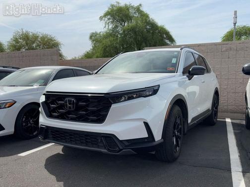Platinum White Pearl 2024 Honda CR-V Hybrid Sport AWD
