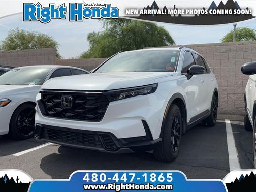 Platinum White Pearl 2024 Honda CR-V Hybrid Sport AWD