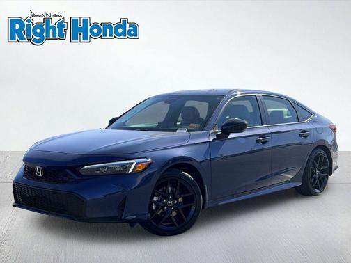 Blue Lagoon Pearl 2026 Honda Civic Hybrid Sport