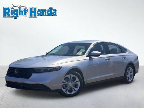 Solar Silver Metallic 2026 Honda Accord LX 1.5T