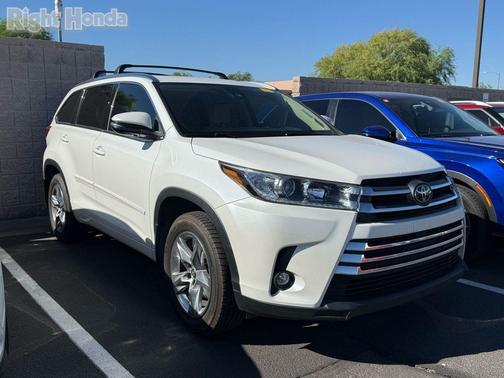 Blizzard Pearl 2019 Toyota Highlander Limited
