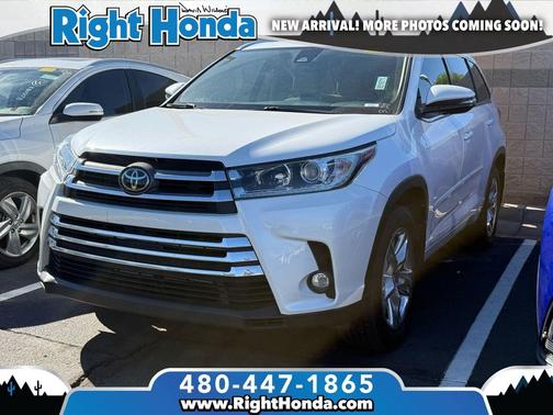 Blizzard Pearl 2019 Toyota Highlander Limited