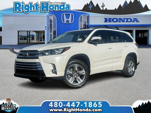Blizzard Pearl 2019 Toyota Highlander Limited