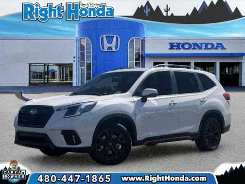 Crystal White Pearl 2023 Subaru Forester Sport