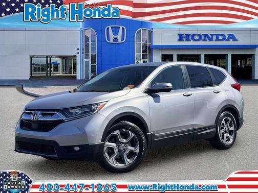 Lunar Silver Metallic 2018 Honda CR-V EX