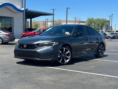 Meteorite Gray Metallic 2025 Honda Civic Hybrid Sport Touring