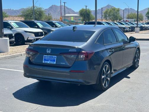 Meteorite Gray Metallic 2025 Honda Civic Hybrid Sport Touring