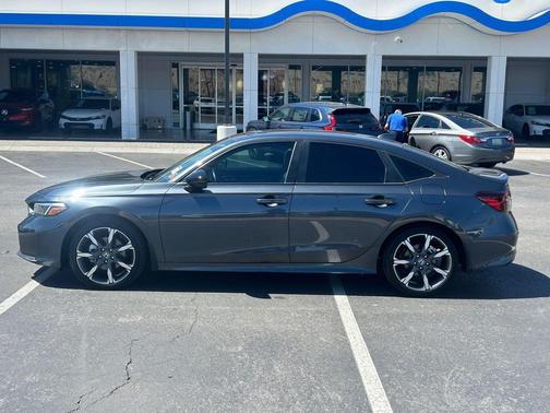 Meteorite Gray Metallic 2025 Honda Civic Hybrid Sport Touring