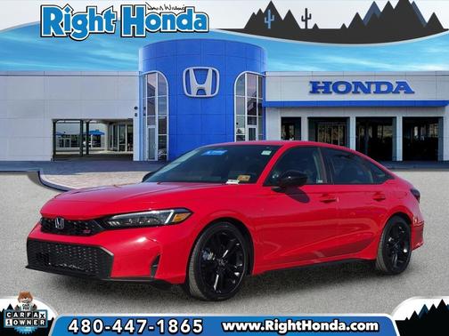 Rallye Red 2025 Honda Civic Si Base