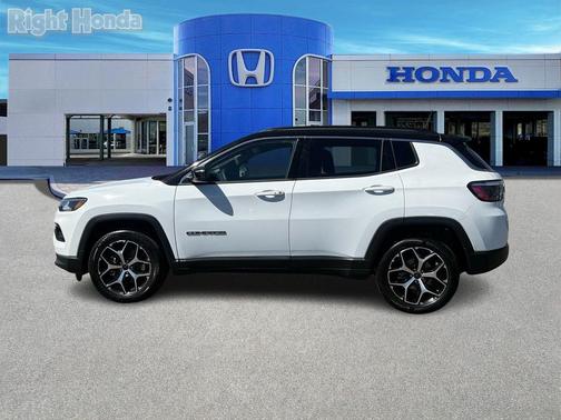 Bright White Clearcoat 2025 Jeep Compass Limited