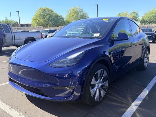 Deep Blue Metallic 2024 Tesla Model Y Long Range Dual Motor All-Wheel Drive