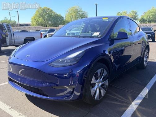 Deep Blue Metallic 2024 Tesla Model Y Long Range Dual Motor All-Wheel Drive