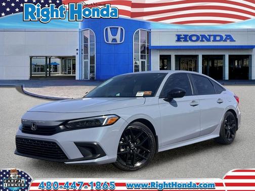 Sonic Gray Pearl 2024 Honda Civic Sport