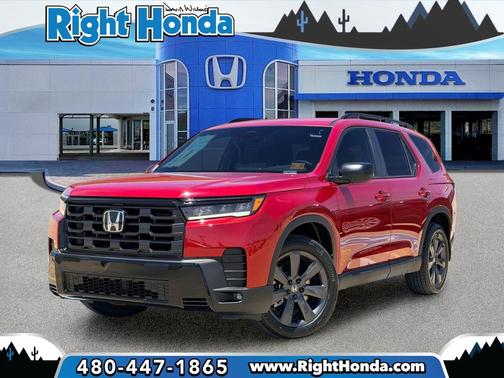 Radiant Red Metallic II 2026 Honda Pilot Sport