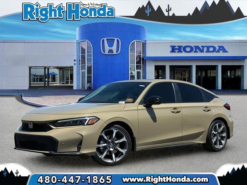 Sand Dune Pearl 2026 Honda Civic Hybrid Sport Touring