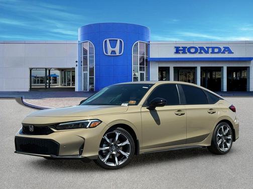 Sand Dune Pearl 2026 Honda Civic Hybrid Sport Touring
