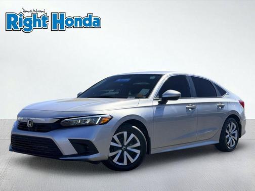 Lunar Silver Metallic 2024 Honda Civic LX