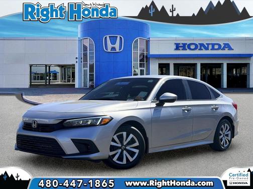 Lunar Silver Metallic 2024 Honda Civic LX
