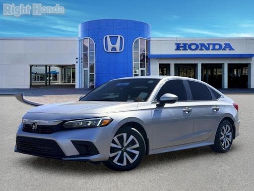 Lunar Silver Metallic 2024 Honda Civic LX