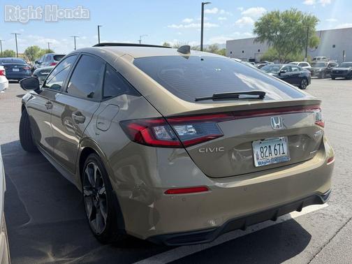 Sand Dune Pearl 2025 Honda Civic Hybrid Sport Touring