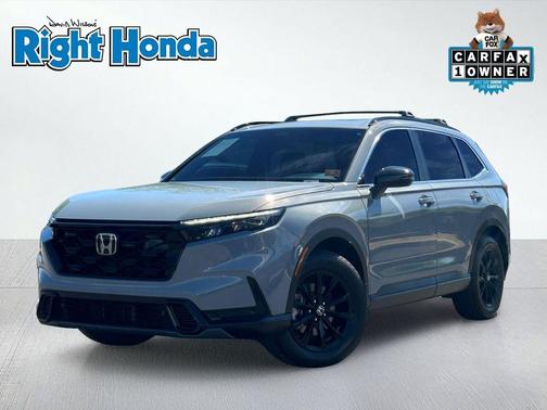 Gray 2024 Honda CR-V Hybrid Sport AWD
