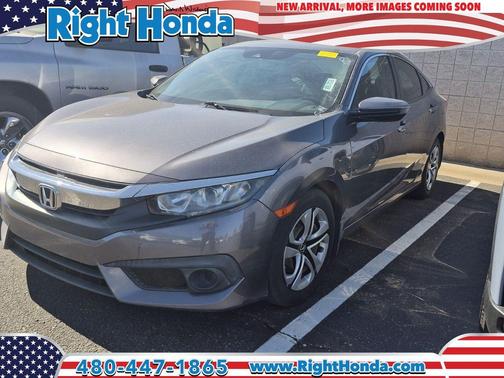 Blue 2017 Honda Civic LX