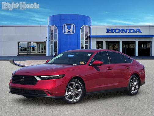 Radiant Red Metallic 2024 Honda Accord EX