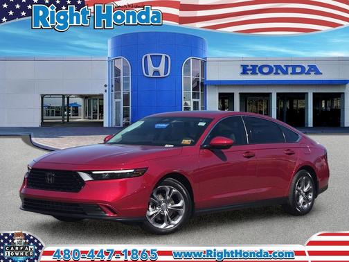 Radiant Red Metallic 2024 Honda Accord EX