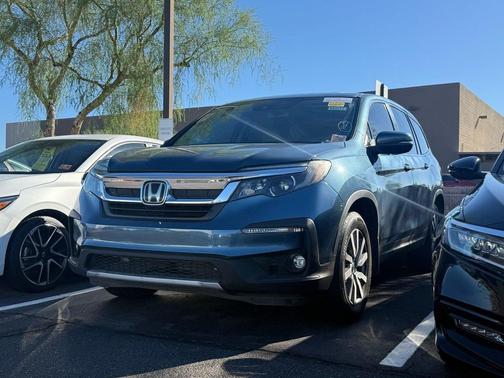 Blue 2021 Honda Pilot 2WD EX-L