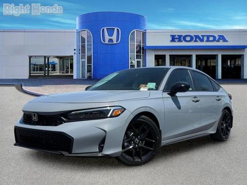 Gray 2026 Honda Civic Sport