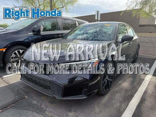 Crystal Black Pearl 2025 Honda Civic Sport