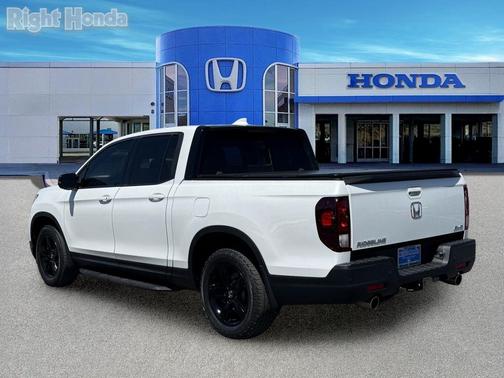 Platinum White Pearl 2022 Honda Ridgeline Black