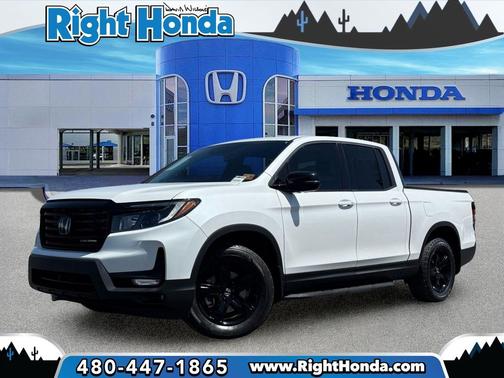 Platinum White Pearl 2022 Honda Ridgeline Black