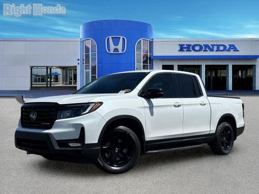 Platinum White Pearl 2022 Honda Ridgeline Black