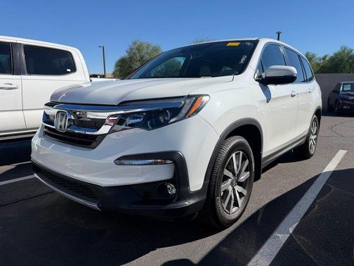 Platinum White Pearl 2021 Honda Pilot 2WD EX-L