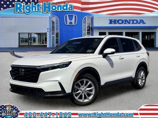 Platinum White Pearl 2025 Honda CR-V EX AWD
