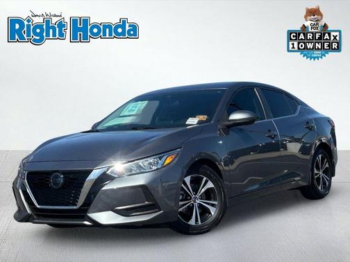 Gun Metallic 2021 Nissan Sentra SV