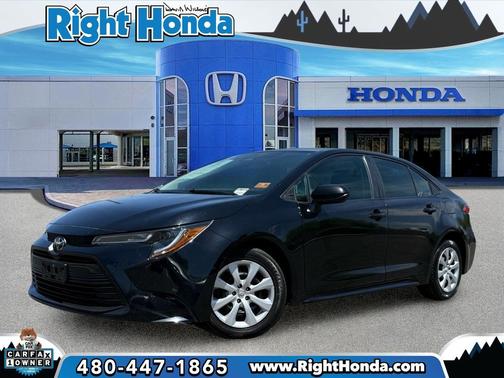 Midnight Black Metallic 2024 Toyota Corolla LE