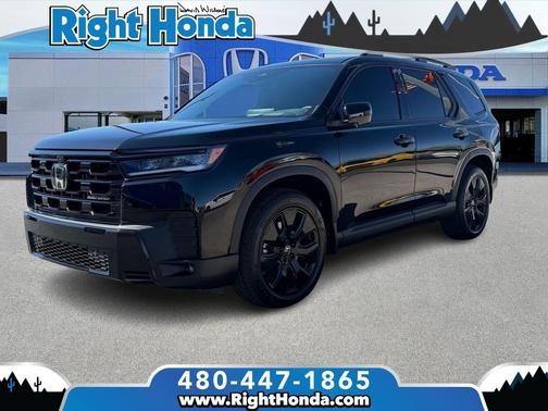 Crystal Black Pearl 2026 Honda Pilot Black Edition