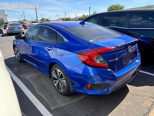 Blue 2017 Honda Civic EX-T