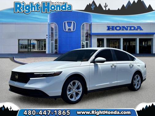 Platinum White Pearl 2026 Honda Accord LX 1.5T