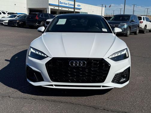 White 2025 Audi A5 Sportback 45 S Line Premium
