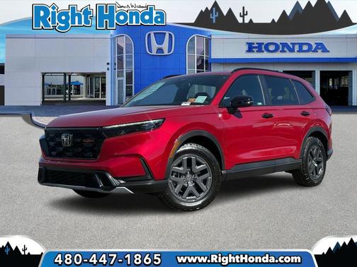 Radiant Red Metallic 2026 Honda CR-V Hybrid TrailSport AWD