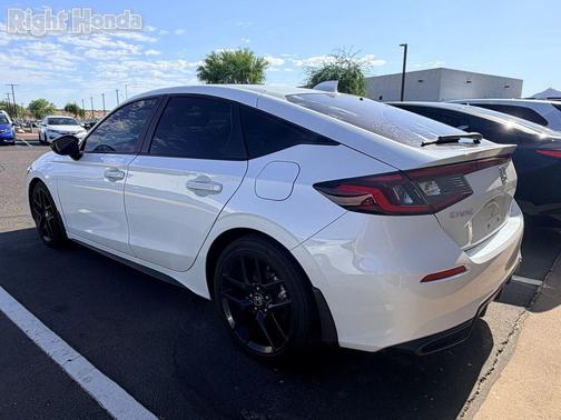 Platinum White Pearl 2024 Honda Civic Sport