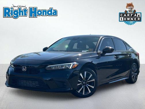 Crystal Black Pearl 2023 Honda Civic EX