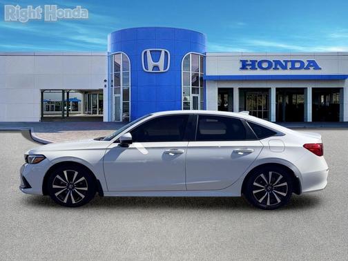Platinum White Pearl 2024 Honda Civic EX