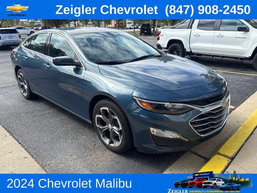 Lakeshore Blue Metallic 2024 Chevrolet Malibu FWD 1LT