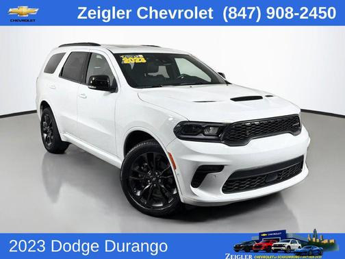 White Knuckle Clearcoat 2023 Dodge Durango GT Premium AWD